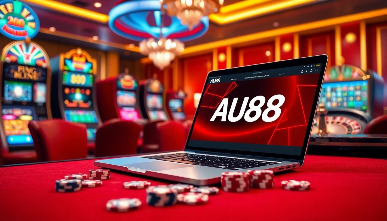 Engage with AU88 and enjoy sophisticated gaming experiences at a luxury casino setting.