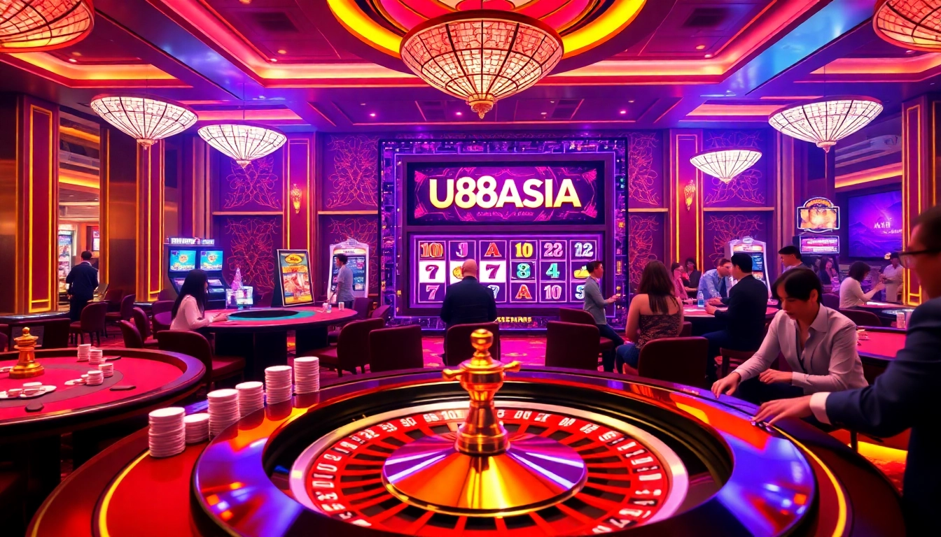 ผู้เล่นชนะรางวัลใหญ่ที่เครื่องสล็อต U8ASIA ในคาสิโนหรูหรา