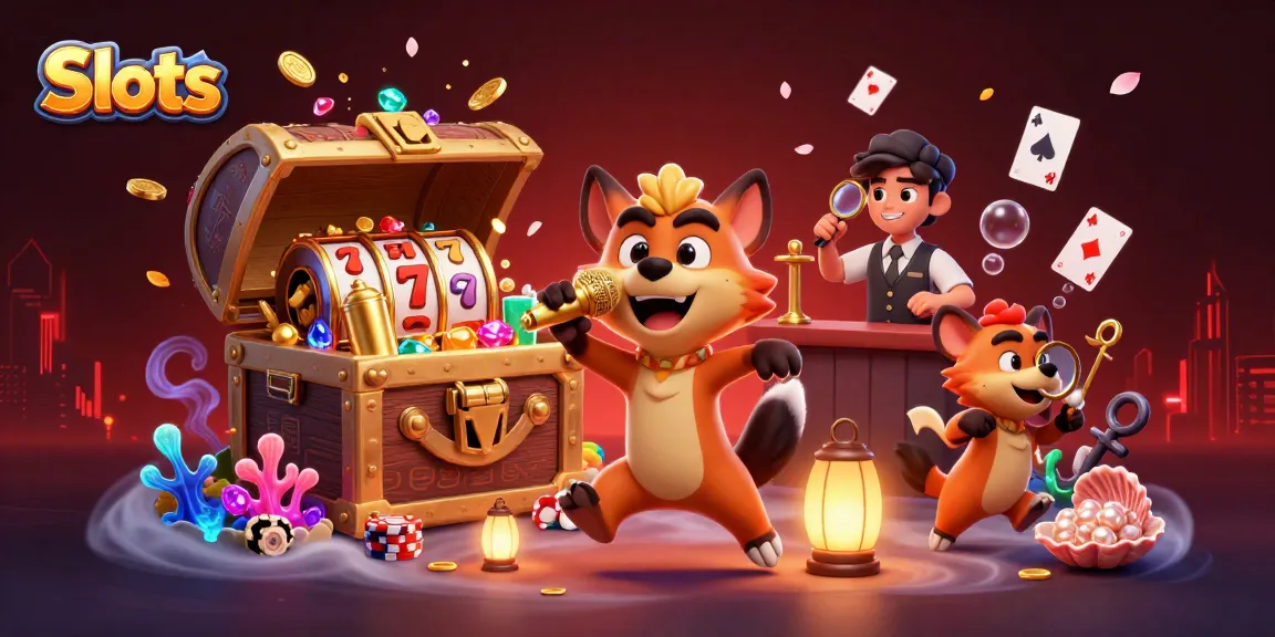 Slots excitement abounds with 3D hyenas in a dynamic casino scene featuring comedy, drinks, and gaming fun.