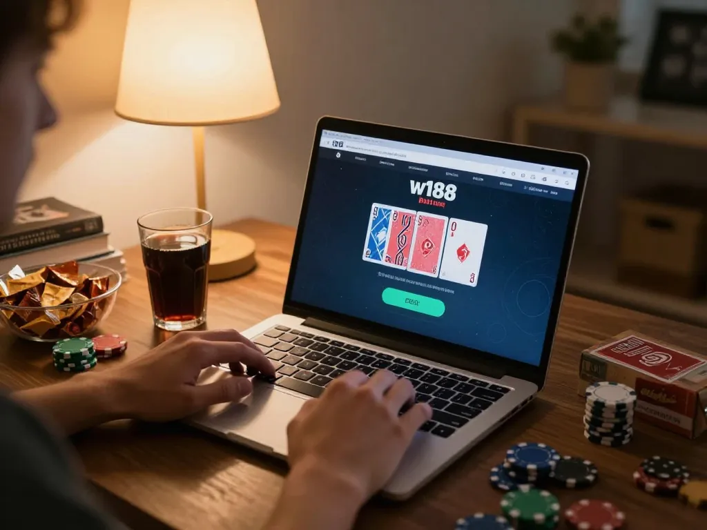 Experience the excitement of w188 bet while playing poker online from the comfort of home.