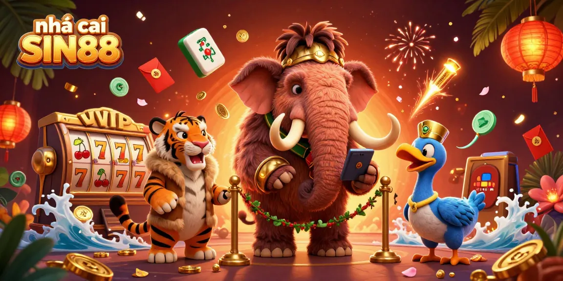 Engage players with nhà cái SIN88 through captivating casino adventures featuring dynamic characters and festive elements.