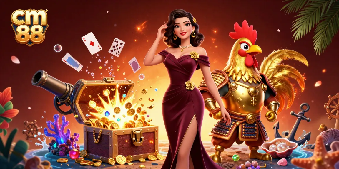 Experience exhilarating gameplay at CM 88 with stunning 3D casino action and vibrant characters.