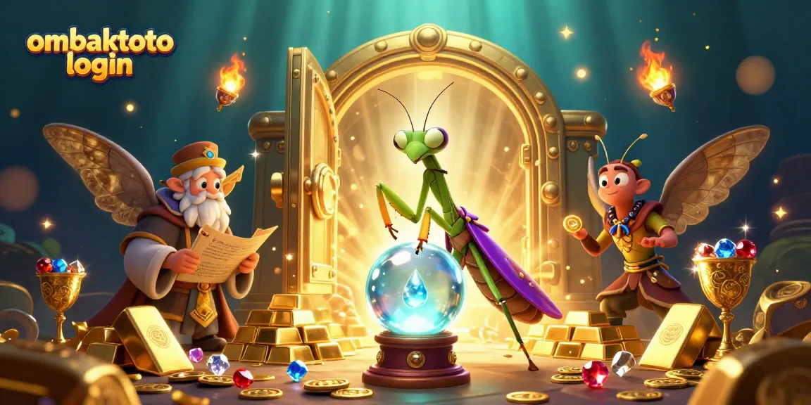 Engage with ombaktoto login and discover winning strategies in this vibrant casino illustration.