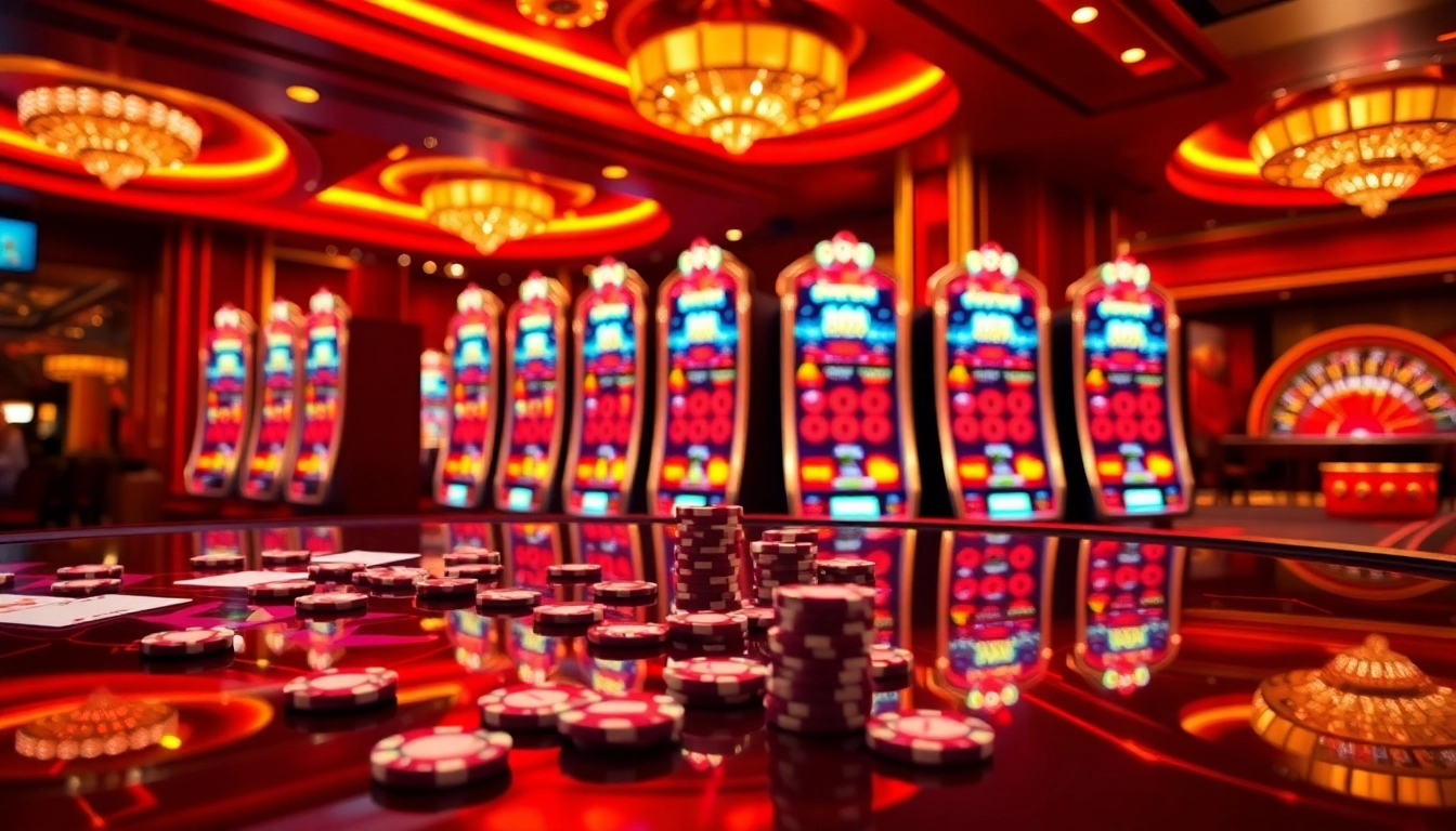 Experience the thrill of go88 nổ hũ with exciting slot machines and vibrant casino elements.