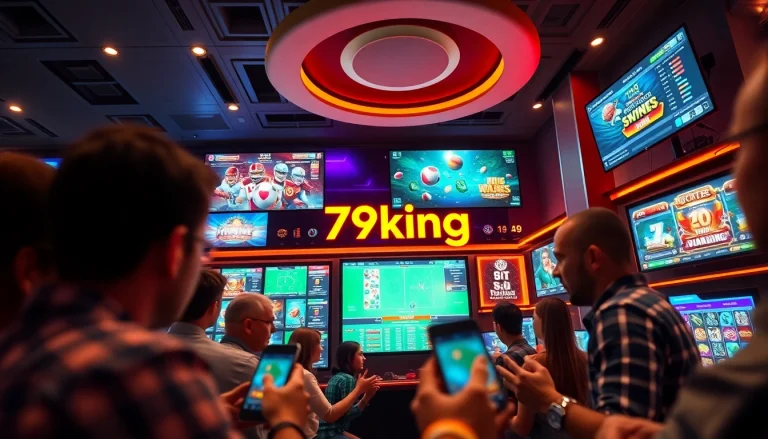 Dynamic overview of the 79king online gambling platform, featuring vibrant games and user engagement.