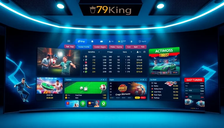 79King online betting platform with vibrant graphics and user-friendly interface