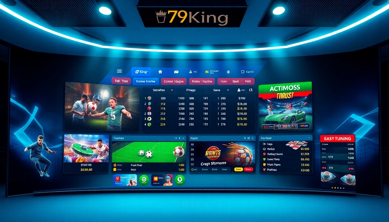 79King online betting platform with vibrant graphics and user-friendly interface