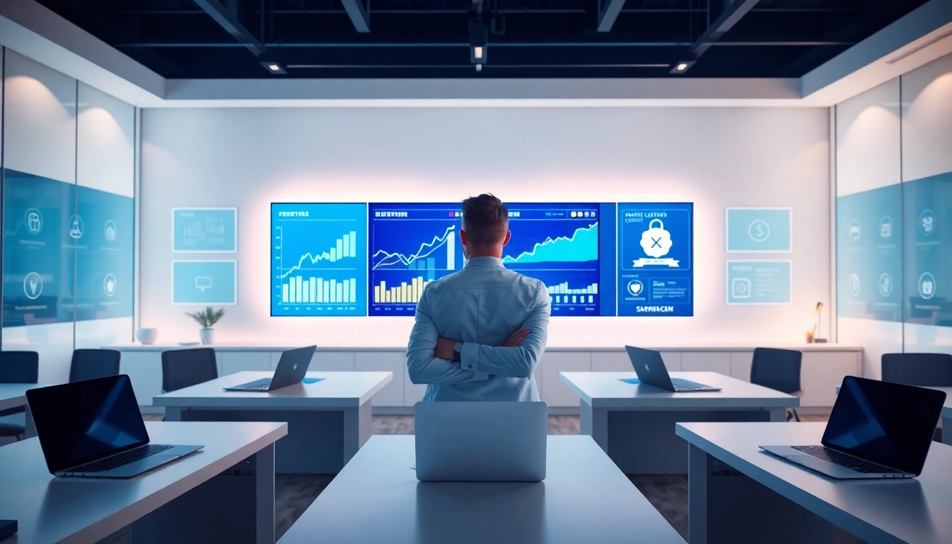 Modern financial office with digital charts, digital banking security, 79king related to online finance 2025