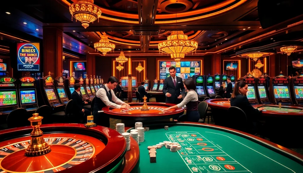 Experience excitement at nhà cái 58WIN with a vibrant casino atmosphere filled with games.