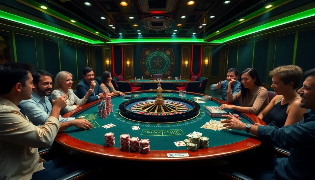 Exciting poker gameplay at https://622bett.com.br/ with vibrant chips and luxurious casino ambiance.
