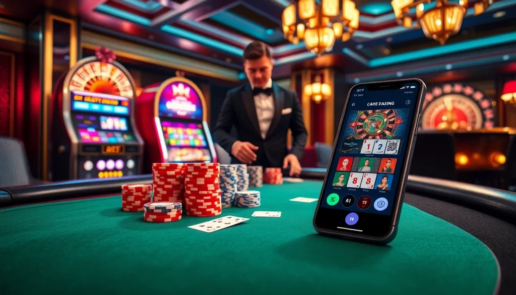 Experience thrilling moments at the MM88 casino with stylish tables and exciting games.