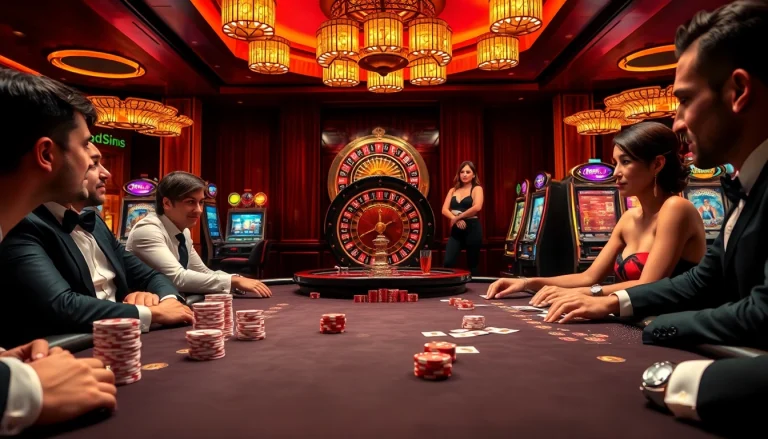 Players enjoy high-stakes poker at https://ih7777.com.br/, showcasing excitement and luxury in gambling.