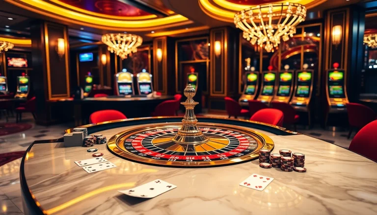 Exciting gambling action at https://669bett.com.br/ featuring a roulette table and vibrant casino atmosphere.