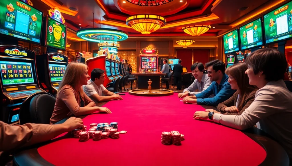 Engaging poker scene with vibrant chips at https://go8s.bio/, showcasing excitement in online gambling.