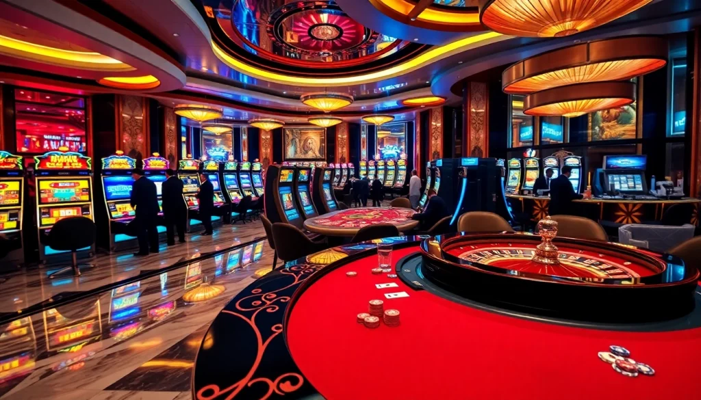 Experience the excitement of birutoto with vivid casino gaming visuals and vibrant gambling elements.