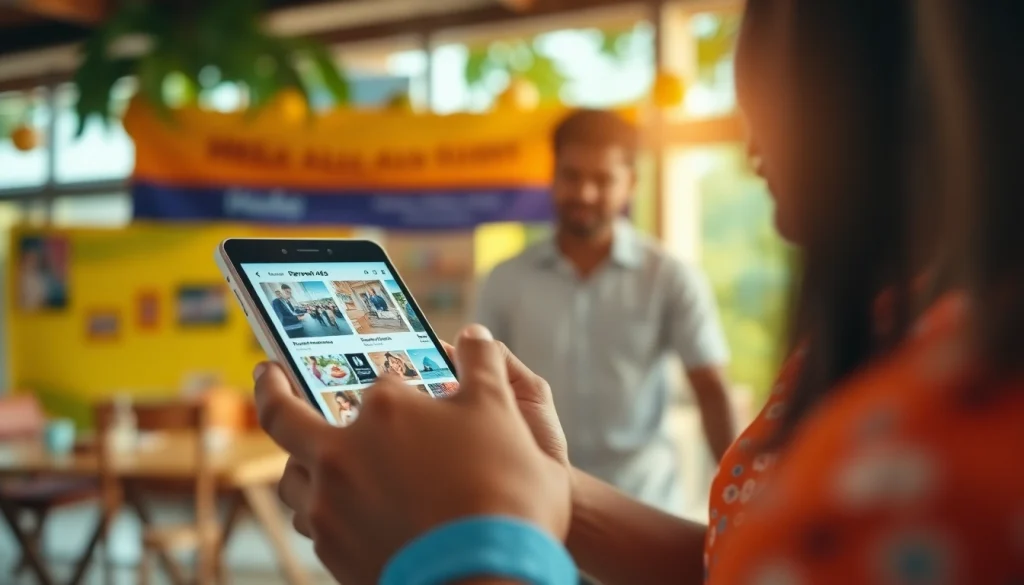 Engaging digital interface for Hela Ads showcasing vibrant Sri Lankan classified ads.