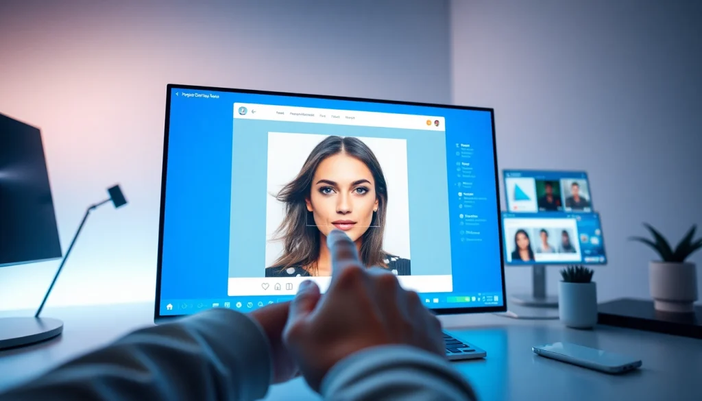 onlyfans reverse image search interface showcasing user-friendly digital tools and facial recognition technology