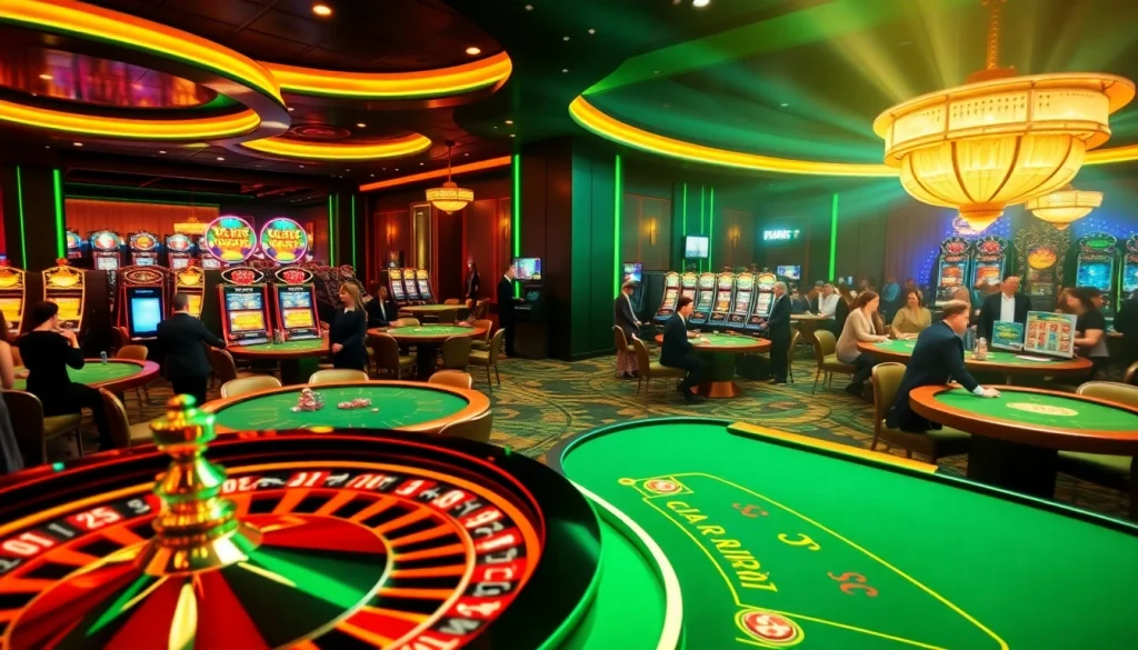 Experience the excitement with a detailed clubs casino review featuring gaming tables and vibrant atmosphere.
