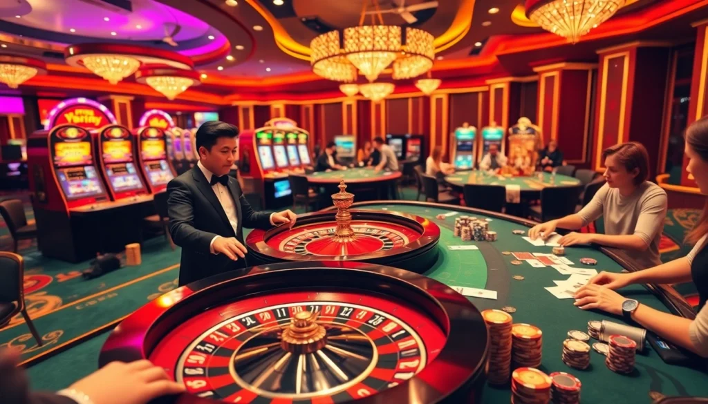 Experience the excitement of hz88 com đăng nhập at a luxury casino with vibrant games and thrilling vibes.