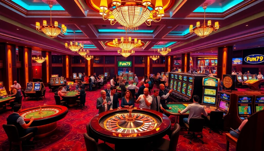 Experience high-stakes excitement at fun79 casino tables with vibrant games and thrilling atmosphere.