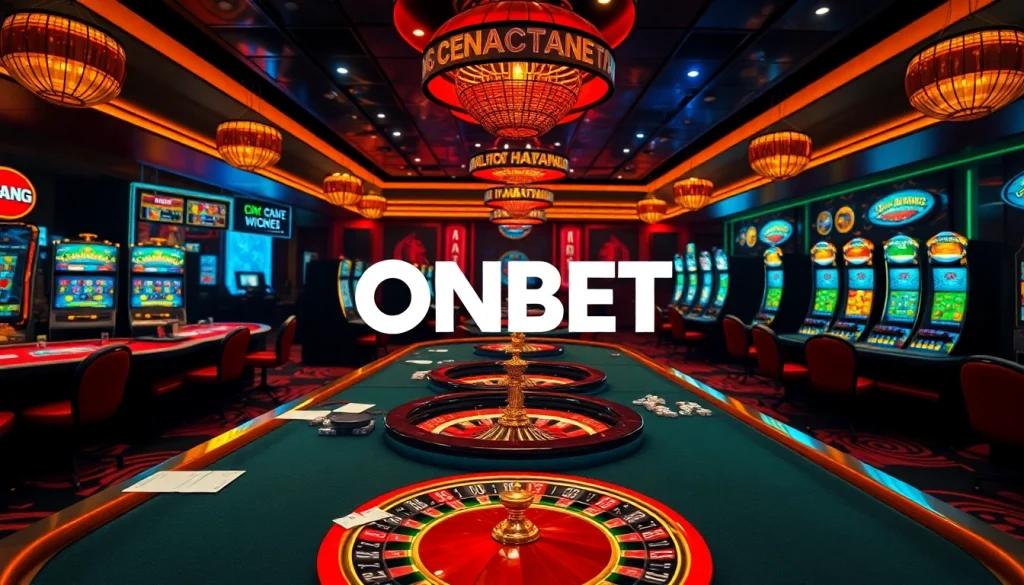 Win big at ONBET's exciting online gambling platform with thrilling casino games.