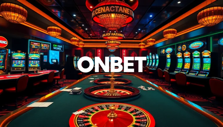 Win big at ONBET's exciting online gambling platform with thrilling casino games.