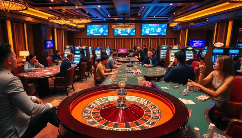 Experience the excitement of xin88 casino with vibrant games and betting action.
