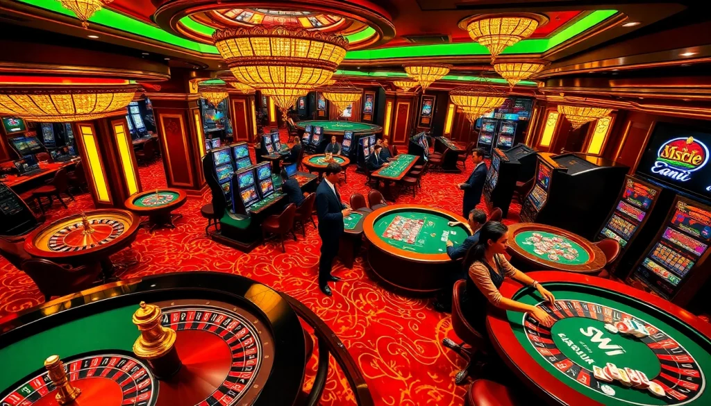 Players enjoying casino gaming in an elegant setting related to the hidden wiki.