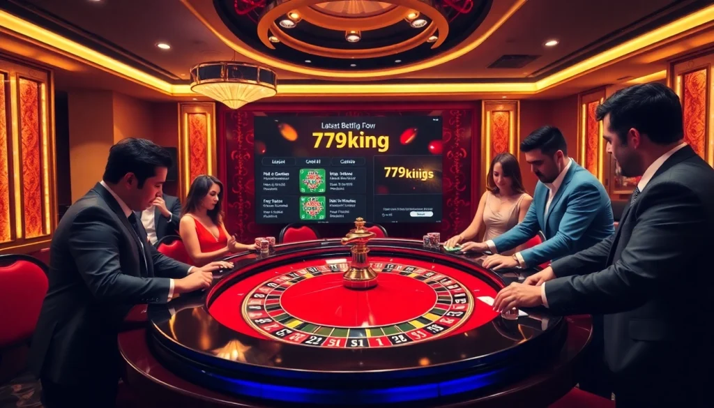 Experience the thrill of winning at 79king with a vibrant roulette table scene.