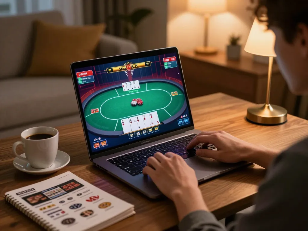 Online gaming at home with OKFUN platform enhances poker strategy and engagement