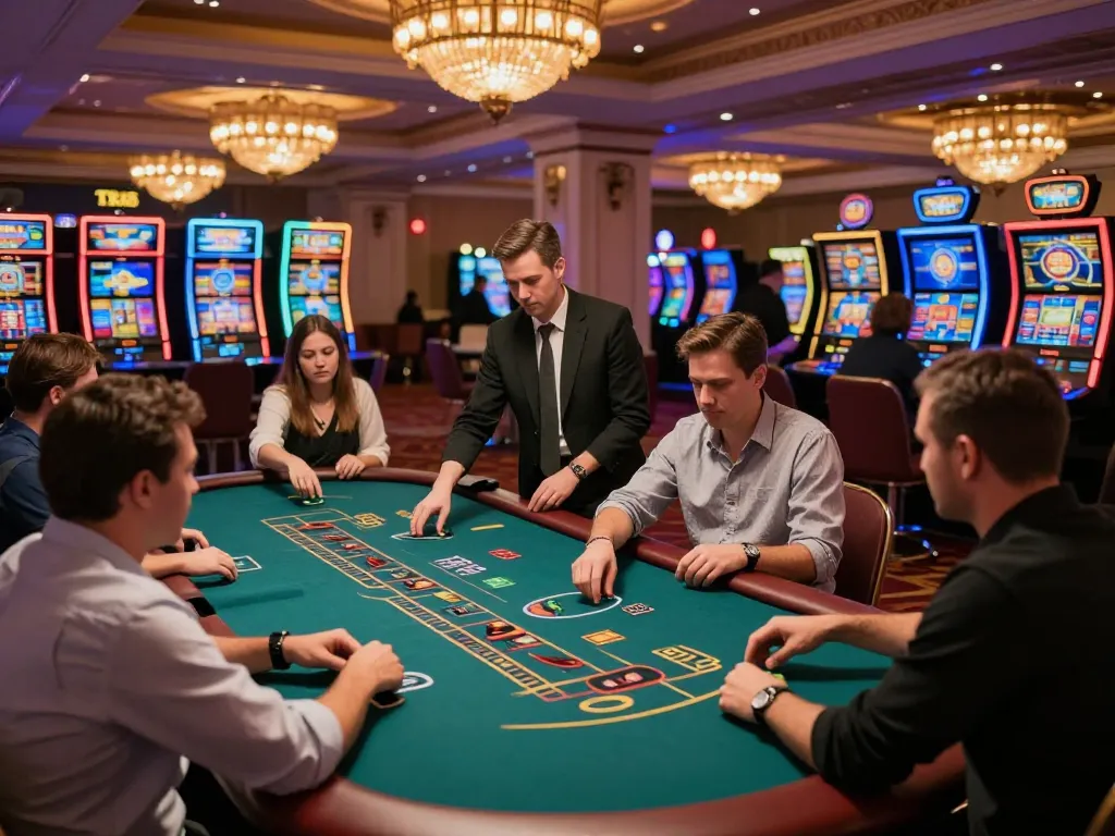 Players enjoying thrilling games at TR88 casino, capturing the excitement of online gambling.