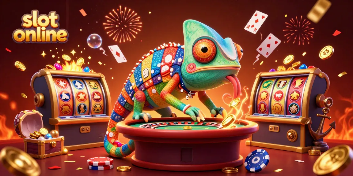 Play exciting slot online games and experience high-energy casino action with vibrant scenes.