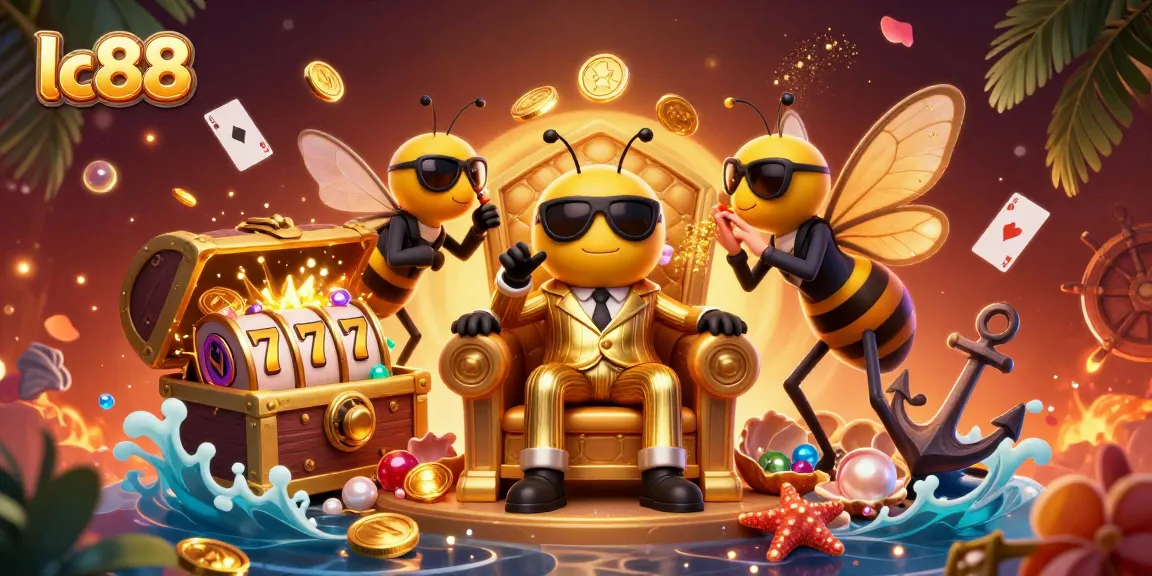 Ascend to winning strategies with lc88 as bumblebee mob boss oversees vibrant gaming treasures.