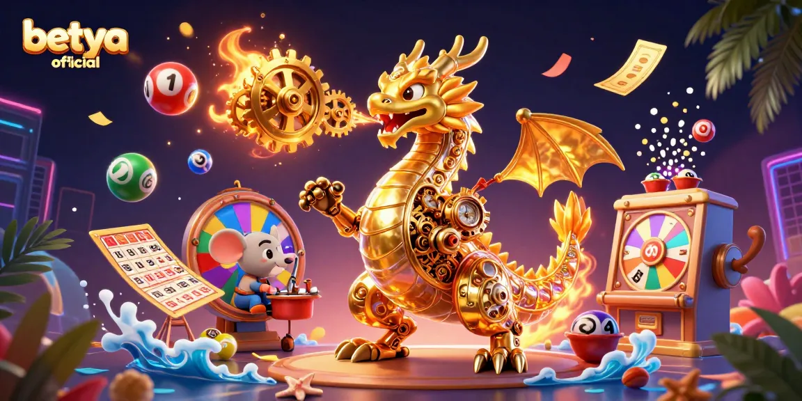 Experience thrilling fun with betya official's vibrant gaming scene filled with lottery elements.
